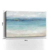 Serene Sea Abstract Canvas Wall Art