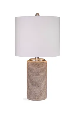 Wrapped Jute Rope Table Lamp
