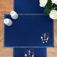 Navy Sparkler Felt Placemats, Set of 6