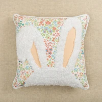 Floral Bunny Ears Pillow