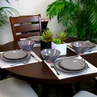 Gray Terracotta 12-pc. Dinnerware Set