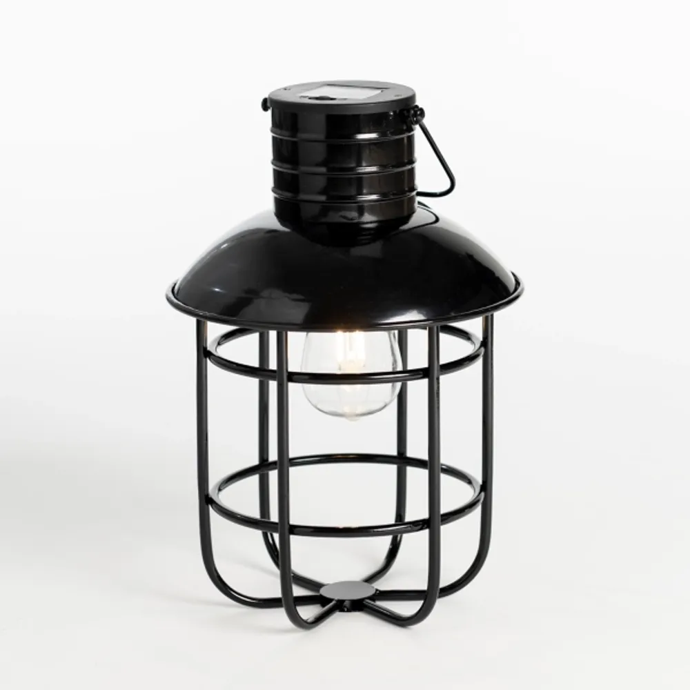 Hanging Cage Solar Powered Lantern