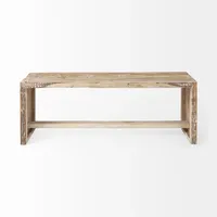 Modern Reclaimed Wood Bench