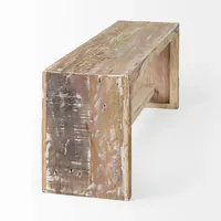 Modern Reclaimed Wood Bench