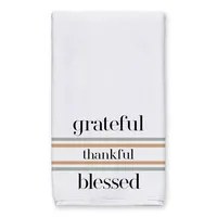 Grateful Thankful Blessed Hand Towels, Set of 2