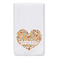 Let's Fall in Love Hand Towels, Set of 2