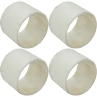 Natural Cream Marble 4-pc. Napkin Ring Set