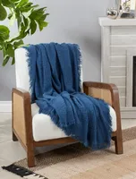 Waffle Weave Throw Blanket