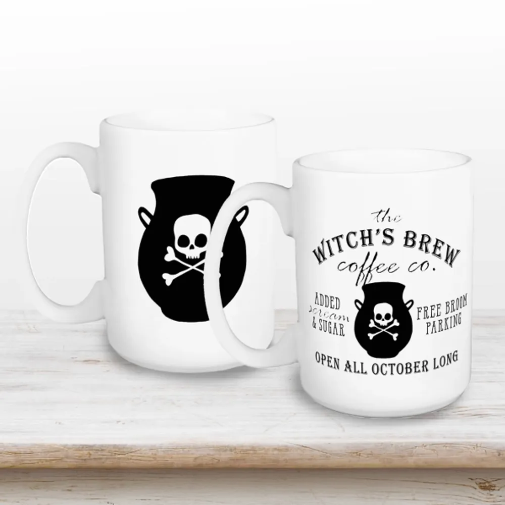 Witch's Brew Coffee Co 2-pc. Halloween Mug Set