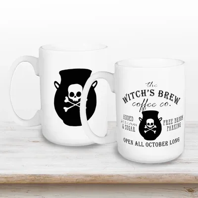 Witch's Brew Coffee Co 2-pc. Halloween Mug Set