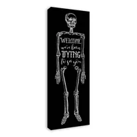 We've Been Dying To See You Halloween Wall Plaque