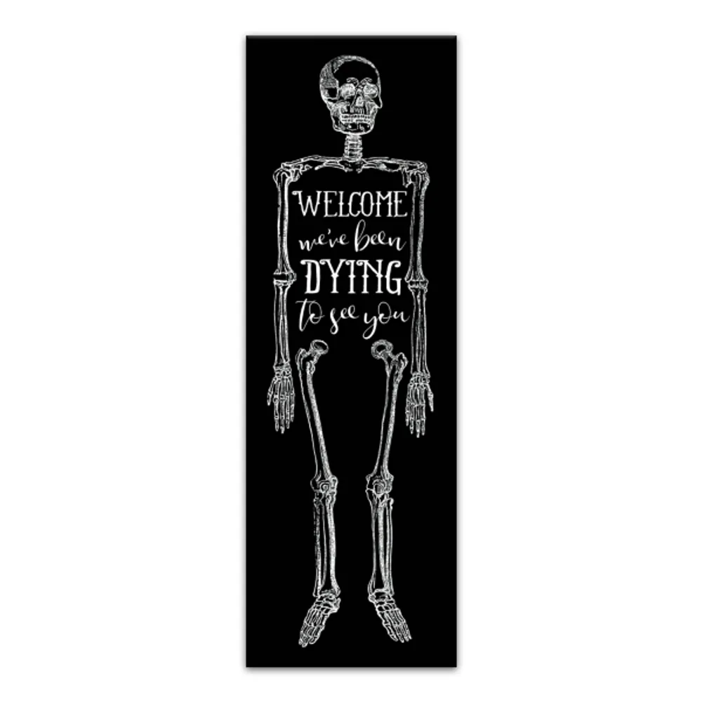 We've Been Dying To See You Halloween Wall Plaque