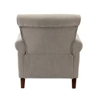 Dark Gray Miriam Nailhead Trim Armchair