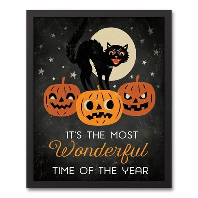 Most Wonderful Time Halloween Plaque