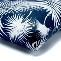 Navy Floral Outdoor Chair Cushion