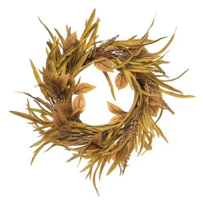 Harvest Rustic Stalks Wreath