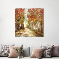 Sunny Path Canvas Art Print