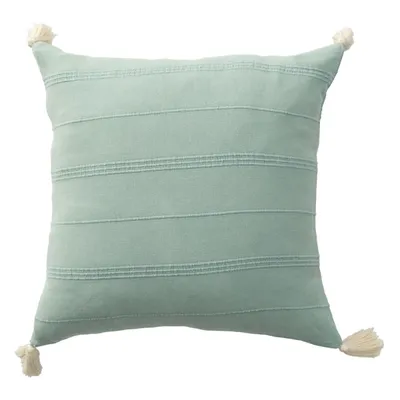 Teal Dobby Loomed Pillow