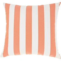 Stripes Reversible Square Outdoor Pillow