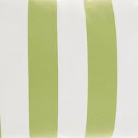 Lime Stripes Reversible Lumbar Outdoor Pillow