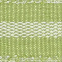 Lime Woven Stripe Reversible Outdoor Square Pillow