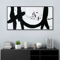 Balanced Framed Canvas Art Print