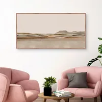 Desert Home Framed Canvas Art Print