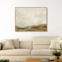 Open Space Framed Canvas Art Print