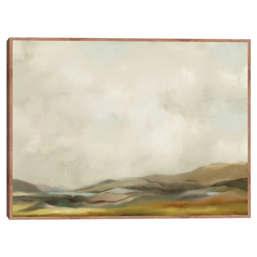 Open Space Framed Canvas Art Print