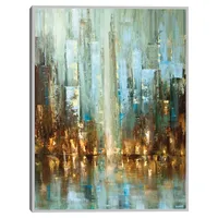 Before the Rain Framed Canvas Art Print