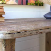 Brown Recycled Wood Console Table