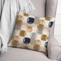 Abstract Circles Indoor/Outdoor Pillow