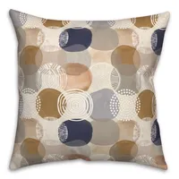 Abstract Circles Indoor/Outdoor Pillow