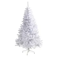 6 ft. Pre-Lit White Christmas Tree