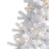 6 ft. Pre-Lit White Christmas Tree
