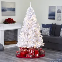 6 ft. Pre-Lit White Christmas Tree