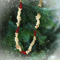 Popcorn and Berries Christmas Tree Garland