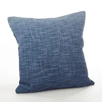 Blue Ombre Down Filled Square Throw Pillow
