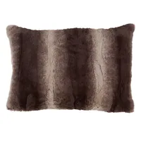 Faux Fur Decorative Lumbar Throw Pillow