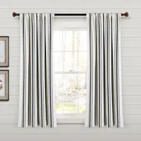 Stripe Farmhouse Curtain Panel Set