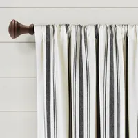 Stripe Farmhouse Curtain Panel Set