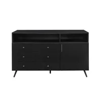 Midnight Mid-Century Modern Sideboard