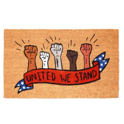 Outdoor United We Stand Patriotic Doormat