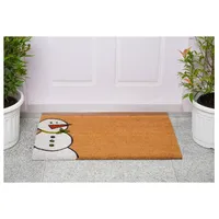 Outdoor Snowman Festive Christmas Doormat