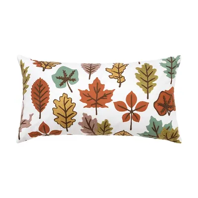 Multicolored Leaves Harvest Throw Pillow
