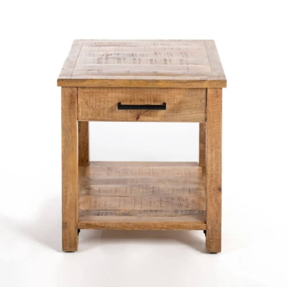 Easton Mango Wood Side Table