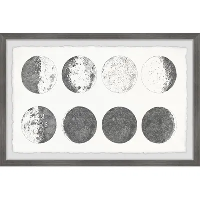 Moon in Motion Framed Art Print
