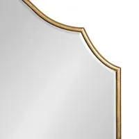 Leanna Gold Arched Frame Mirror