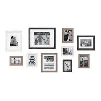 Black and Gray 10-pc. Gallery Wall Frame Set