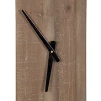 Black Ladd Natural Wood Wall Clock